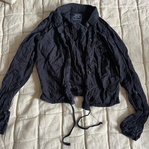 Abercrombie & Fitch Navy Utility Jacket